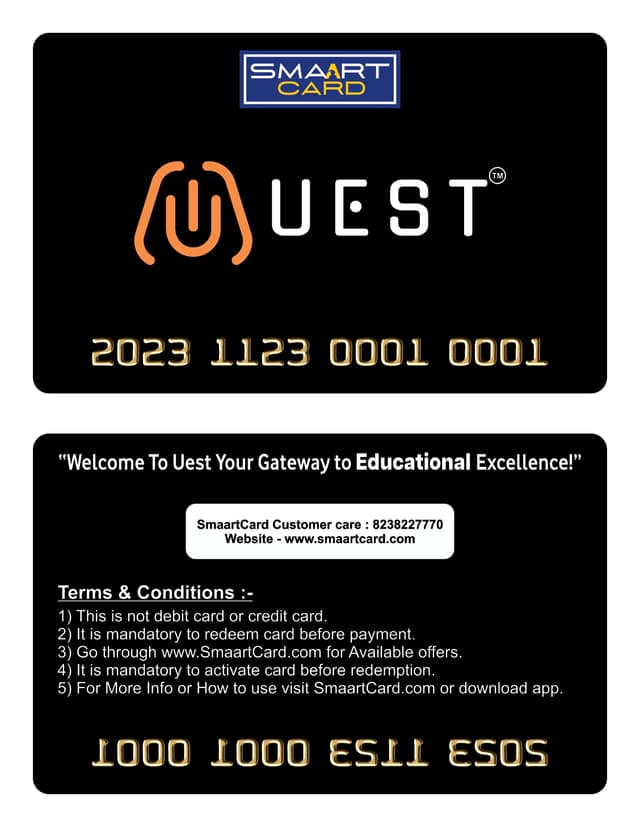 uest card